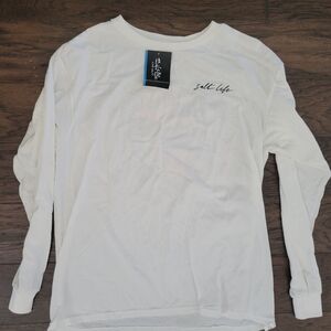 Salt Life Classic White Long Sleeve Tee